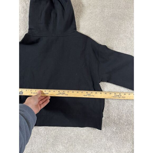 Disney Women's Pullover Cropped Hooded Fleece Hoodie Embroidered Disney100 Med.‎ - Picture 7 of 10